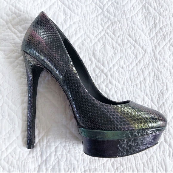 Brian Atwood Ferguson Iridescent Snake Ski… - Picture 10 of 13